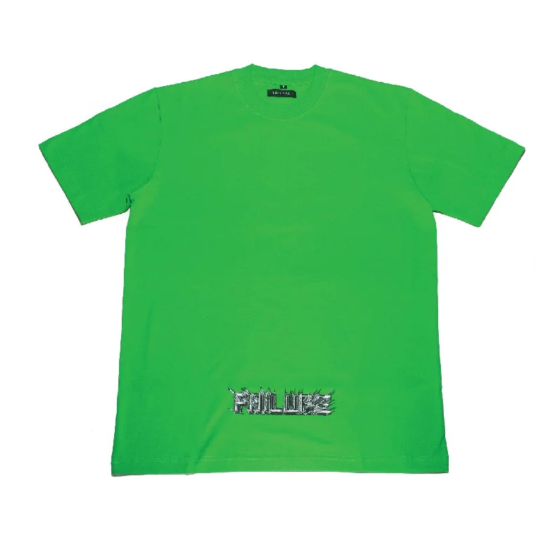 Men's minimalist t-shirt-Replicator 6 - Neon Green