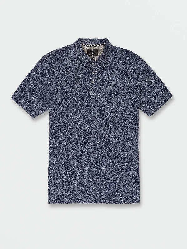 Men's eco-friendly office wear shirt-Wowzer Polo - Baja Indigo