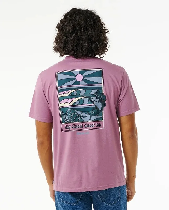 Men's activewear t-shirt-Rip Curl Men's T-Shirts Short Sleeve