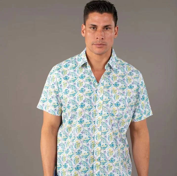 Men's adventure-ready gym shirt-Kennington Short Sleeve Men's Woven Shirts