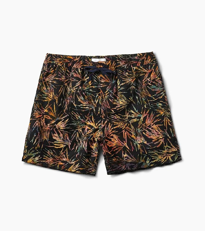 Men's versatile workout wear shorts-Elastic Java Leaf 16" Boardshort