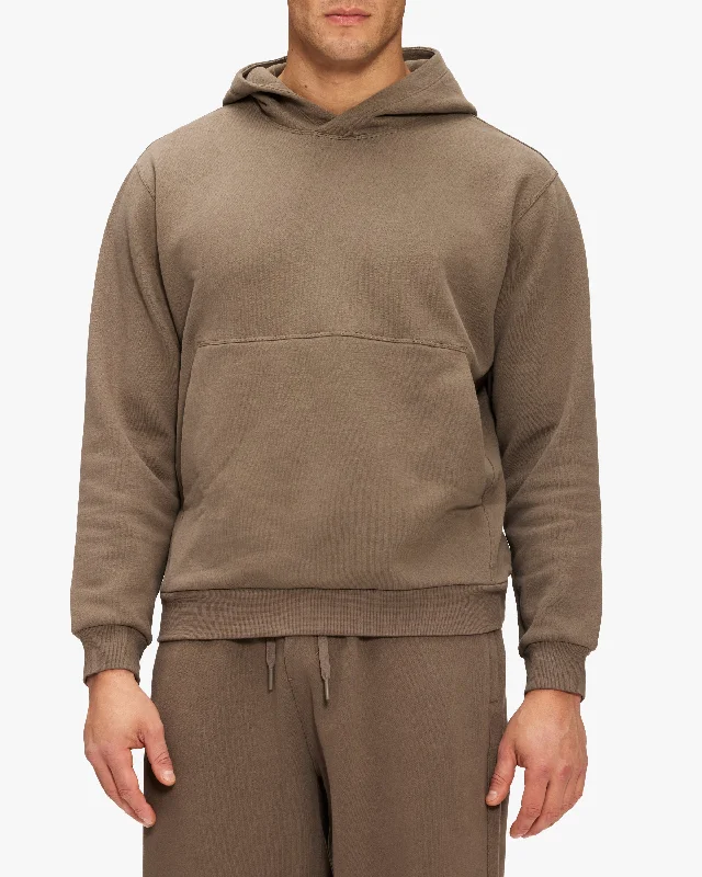 Men's comfortable workout hoodie-Lululemon Steady State Pullover Hoodie