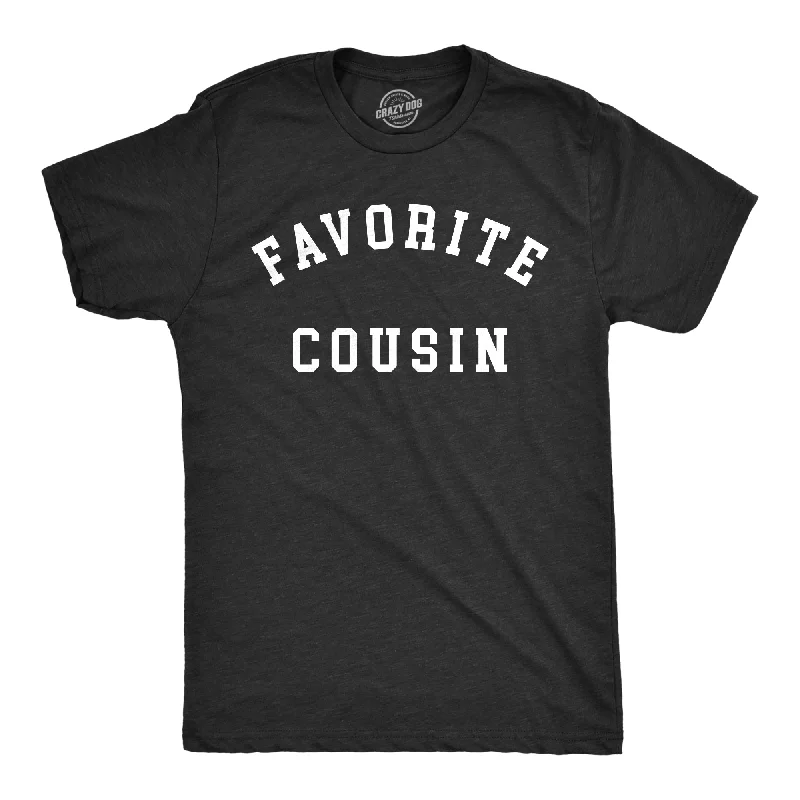 Men's activewear t-shirt-Favorite Cousin Men's T Shirt