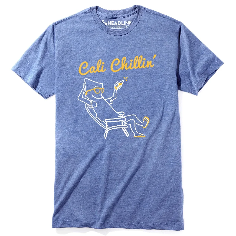 Men's inspiring graphic t-shirt-Cali Chillin' T-Shirt