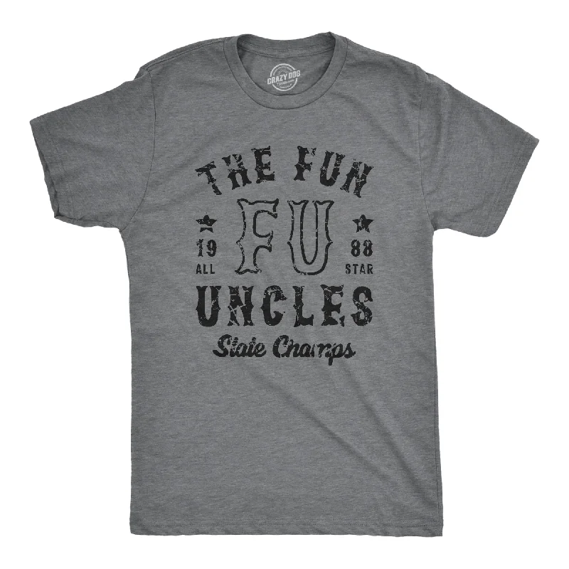 Men's activewear t-shirt-The Fun Uncles State Champs Men's T Shirt