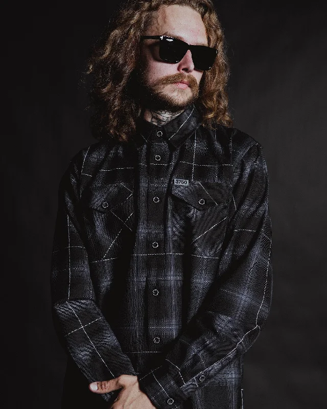 Men's breathable dress shirt-Acacia Strain "3750" Flannel