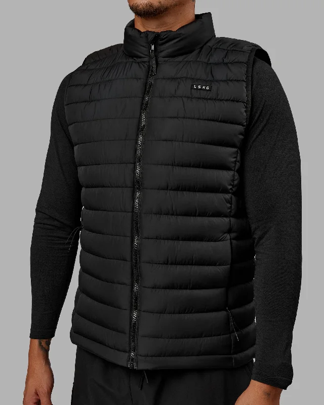 Men's modern fleece jacket-All-day Puffer Vest - Black