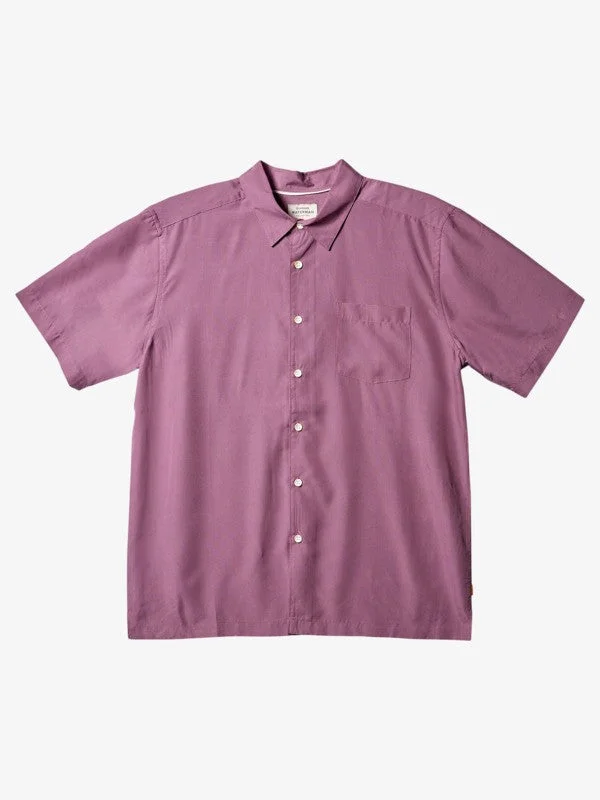 Men's weatherproof casual shirt-Quiksilver Short Sleeve Men's Woven Shirts