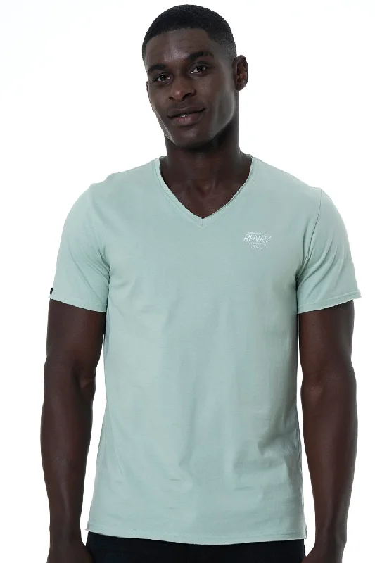 Men's luxury blend t-shirt-Branded T-Shirt _ 151873 _ Sage