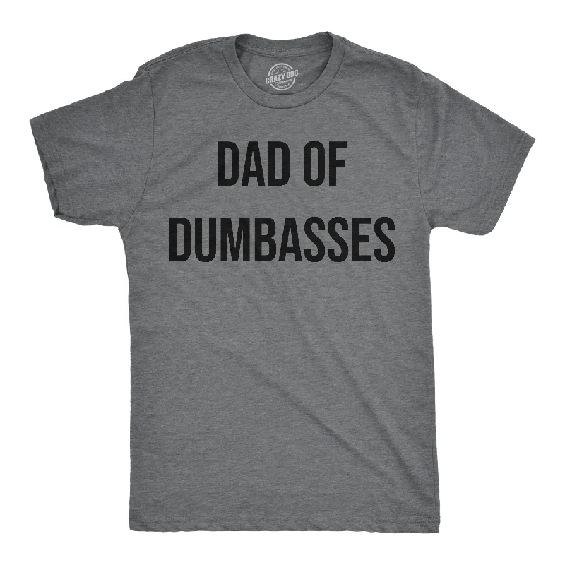 Men's artisanal t-shirt-Dad Of Dumbasses Men's T Shirt