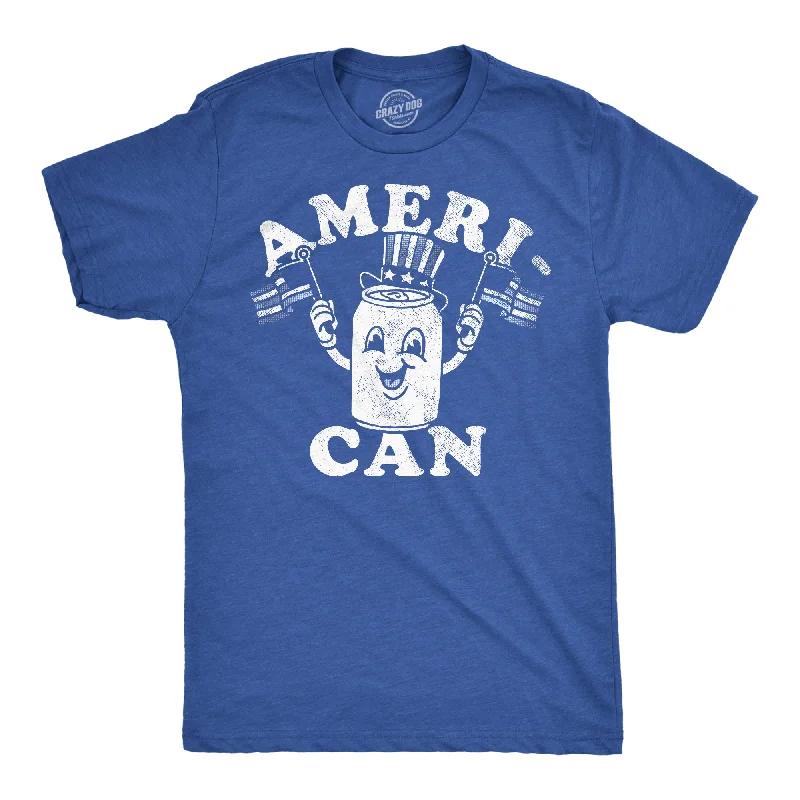 Men's comfort stretch t-shirt-Ameri Can Men's T Shirt