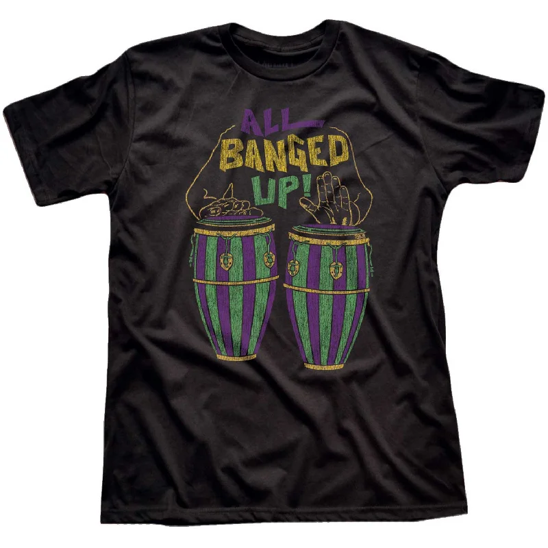 Men's avant-garde t-shirt-All Banged Up T-shirt