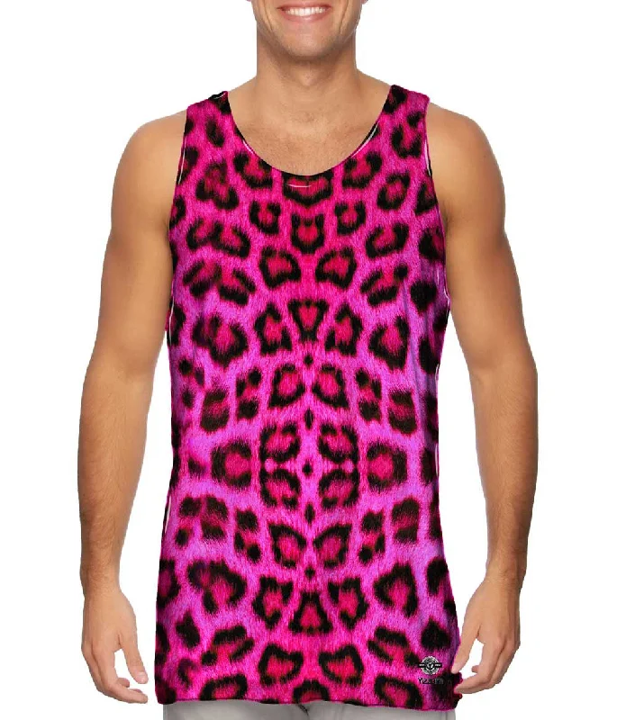 Neon Pink Leopard Animal Skin